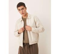 Abercrombie & Fitch - Giacca harrington taglio corto color cuoio-Marrone XS
