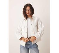 Abercrombie & Fitch Giacca di mezza stagione bianco Donna Abercrombie & Fitch L