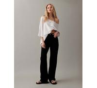 Abercrombie & Fitch - Jeans comodi anni '90 a vita alta neri-Nero W30
