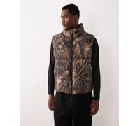 Abercrombie & Fitch - YPB - Gilet accollato mimetico-Multicolore 2XL