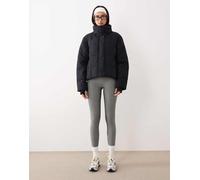 Abercrombie & Fitch - YPB - Piumino corto nero accollato XL