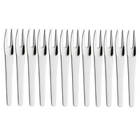 Abert Appetizer, set 12 forchette da antipasto 2 punte, in acciaio inox 18/10