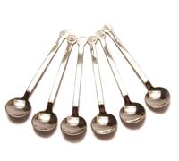 Abert riflesso, set 12 cucchiaino moca cm 10,5 acciaio inox 18/10