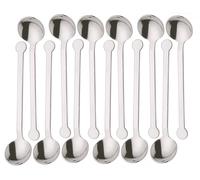 Abert Riflesso, set 12 cucchiaino moca cm 10,5 acciaio 18/10