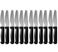 Abert Rost, set 12 coltelli pizza, carne lama acciaio tagliente e preciso manico