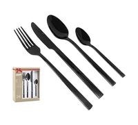 Abert Set posate tavola 24 pz Inox BOND BLACK Nero LBN4280240F