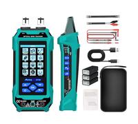 Abestop ET738 - Tester per cavi di rete con multimetro digitale, funzioni multiple, funzione PoE, cavo ottico