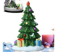Abete festivo sommergibile - albero di resina per acquario decorativo | Elementi 'atmosfera invernale, arredamento tematico in miniatura, festa di paga per la cena per salone per salone per il sal