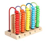 Abete Matematico | Giocattolo educativo a 5 righe per il conteggio,Giocattoli Di Apprendimento Matematico Con Perline Multicolore, per Addizione, Sottrazione, Conteggio, Scuola Primaria