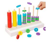 Abete per la matematica di,Contatori matematici per il, Strumento di conteggio matematico colorato, Misuratori matematici ad anello arcobaleno per, Giocattolo di calcolo educativo interattivo per Il