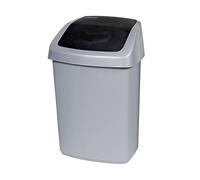 Abfallbehälter 50l Silber/Anth