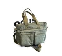 ABFJHFK borsa tela Casual Messenger Bags Large Capacity Commuter Mummy Portable Shoulder Bag Multi Layers Camping Tote(Green)