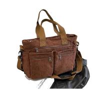 ABFJHFK borsa tela Casual Messenger Bags Large Capacity Commuter Mummy Portable Shoulder Bag Multi Layers Camping Tote(Coffee)