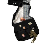 ABFJHFK borsa tela Women Simple Messenger Bag Casual Satchel Ladies Handbags Shoulder Pouch Girls Sweet Printed Canvas Cross School Bags(Color5)