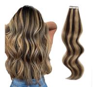 ABH AMAZINGBEAUTY HAIR Extension Dei Capelli 16 Pollici Nastro Di Capelli Umani Reali In Marrone Cioccolato In Evidenza Biondo Candy Nastro Estensioni Dei Capelli # 50G 20Pz P4-27
