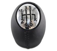 ABHBVGZFZT pomello del cambio dell'auto Per Espace MK4 2002-2008 MPV Leva Del Cambio Pomello Copertura Auto Palla Pallamano Testa Tappi Cromati(123456r Leather)