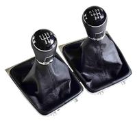 ABHBVGZFZT Pomello Del Cambio Per VW Per Golf 7 MK7 Pomello Cambio Leva Completa Cuffia Copri Custodia Pelle Manuale 5 6 Velocità(6speed-boot)