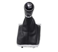 ABHBVGZFZT Pomello Del Cambio Per VW Per Passat B6 CC 3C R36 TDI TFSI TSI 2006-2011 5 6 Marce Pomello Cambio Leva Cuffia Copertura(6 Speed Black Line)