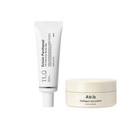 Abib - Ectoin Panthenol 11% Moisturizer Barrier Tube (1ea) X Jericho Rose Collagen Eye Patch Jelly (1ea) Set