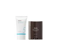 Abib - Quick Sunstick Protection Bar SPF50+ PA++++ - 22g X MISSHA - All-Around Safe Block Aqua Sun SPF50+ PA++++ - 50ml Set