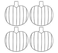 Abibiocy 4Pcs Metal Wreath Form, 11.8x12.2 Pumpkin Shaped Wire Wreath Frame, Hanging DIY Frame for Halloween Christmas Holiday Decor