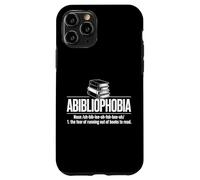 Abibliofobia La paura di rimanere a corto di libri da leggere divertente Custodia per iPhone 11 Pro