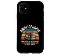 Abibliofobia retrò La paura di rimanere senza libri da leggere Custodia per iPhone 11