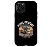 Abibliofobia retrò La paura di rimanere senza libri da leggere Custodia per iPhone 11 Pro