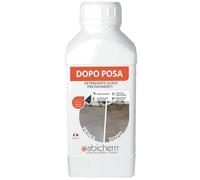 ABICHEM Detergente Acido per Pavimenti DOPO POSA 1L, Acido Forte, Non Produce Fumi, Alta Resa, Colore Verde