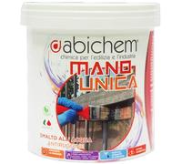 ABICHEM - Mano Unica 2,5 L, Smalto all’Acqua Antiruggine per Ferro, Legno, Plastica e Ceramica - Aderisce su Superfici Arrugginite, Alta Copertura e Protezione Duratura - (Marrone Cioccolato)