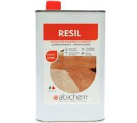 Abichem RESIL 1 L - Resina Consolidante Impermeabilizzante ad Effetto Bagnato per Pavimenti Stampati e Industriali - Anti-Polvere, Trasparente, Finale Protettivo - Effetto “Bagnato” Made in Italy