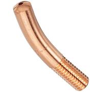 Abicor Binzel 140.D476,10 Contact-Punta per saldatura, E-Cu, filettatura M6, 1 mm di diametro, 6 mm di diametro, lunghezza: 40 mm, confezione da 10 pezzi
