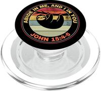 Abide In Me And I In You I Am The Vine John 15:4-5 Bradipo PopSockets PopGrip per MagSafe