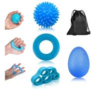 Abiemuce 5PCS Finger Trainer Hand Trainer, per L'allenamento Della Forza di Presa, per Impastare e per la Terapia della Mano, per L'allenamento dell'artrite, per Il Rafforzamento alleviare