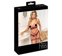 Albierta Fina - set solleva-seno con catena (rosso) - M