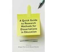 Abigail Parrish A Quick Guide to Research Methods for Dissertations (Tascabile)