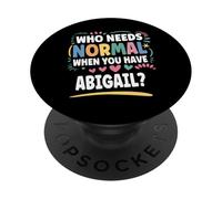 ABIGAIL Personalized Name Funny Cute Custom ABIGAIL Name PopSockets PopGrip Adesivo