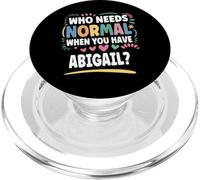 ABIGAIL Personalized Name Funny Cute Custom ABIGAIL Name PopSockets PopGrip per MagSafe