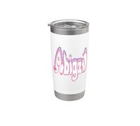 Abigail ragazze e donne Personalizzato Nome Personalizzato Bicchiere termico in acciaio inox doppia parete