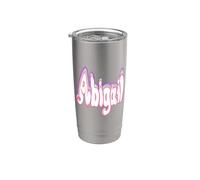 Abigail ragazze e donne Personalizzato Nome Personalizzato Bicchiere termico in acciaio inox doppia parete