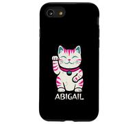 Abigail - Simpatico gattino che sventola per ragazze, nome Abigail Custodia per iPhone SE (2020) / 7 / 8