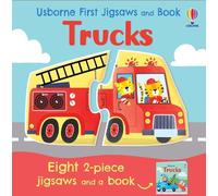 Abigail Wheatley Usborne First Jigsaws and Book: Trucks (Tascabile)