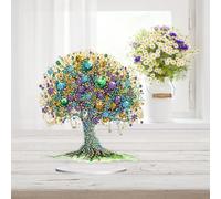 Abillyn XXXXX - Kit di decorazioni da tavolo per pittura con diamanti 5D, fai da te, decorazione per casa, scrivania, finestra, albero 1