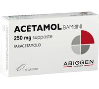 abiogen pharma spa Acetamol 10 primesupp.250mg