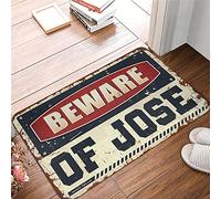 Abipuir Welcome Mats Outdoor Attenzione di Jose Tappeto Regali Per Papà (Dimensioni: 50X80CM)