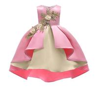 Abiti Bambina Vestito Famiglia Bambini Ragazza Giorno Casual Scollo Rotondo Vestiti Vacanza Elegante Abbigliamento per Feste Compleanno Bambine dai Anni