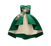 Abiti Bambina Vestito Famiglia Bambini Ragazza Giorno Casual Scollo Rotondo Vestiti Vacanza Elegante Abbigliamento per Feste Compleanno Bambine dai Anni