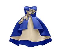 Abiti Bambina Vestito Famiglia Bambini Ragazza Giorno Casual Scollo Rotondo Vestiti Vacanza Elegante Abbigliamento per Feste Compleanno Bambine dai Anni