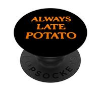 Abiti coordinati per il Ringraziamento con patate sempre in ritardo Coppie PopSockets PopGrip Adesivo