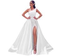 Abiti da Ballo A Sirena Scintillanti da Donna Paillettes off Shoulder Staccabile Treno Abiti da Sera Formali Lungo Trailing Ball Gown Sage Green XS